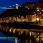 Bristol skyline at night