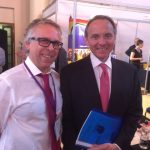 Steve Benson and John Manzoni at CS Live Sheffield