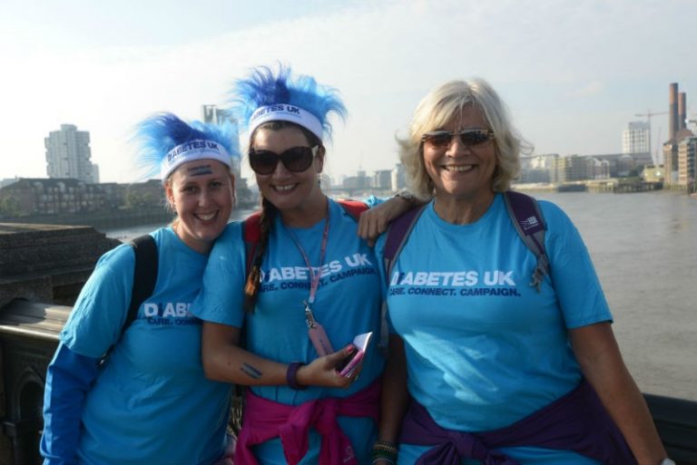 Diabetes UK Volunteering London Bridges Challenge 2016 Civil Service