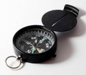 Compass to illustrate the idea of discovery