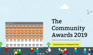 Community Awards poster