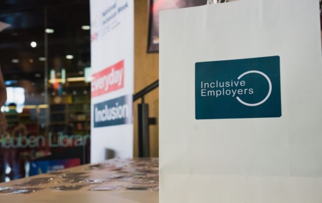 Billboard Promoting Inclusive employers