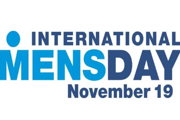 International Mens day uk written in centre of pag