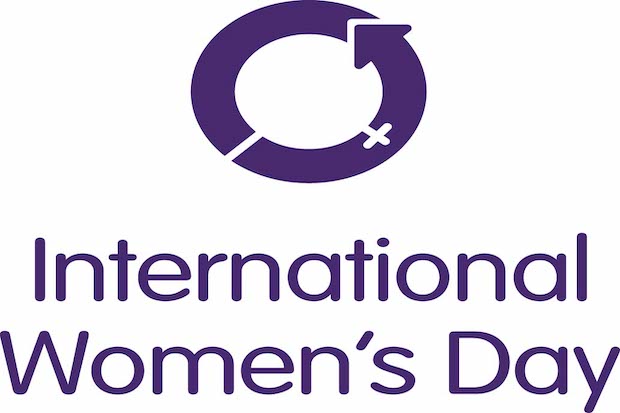 International Women's Day sign