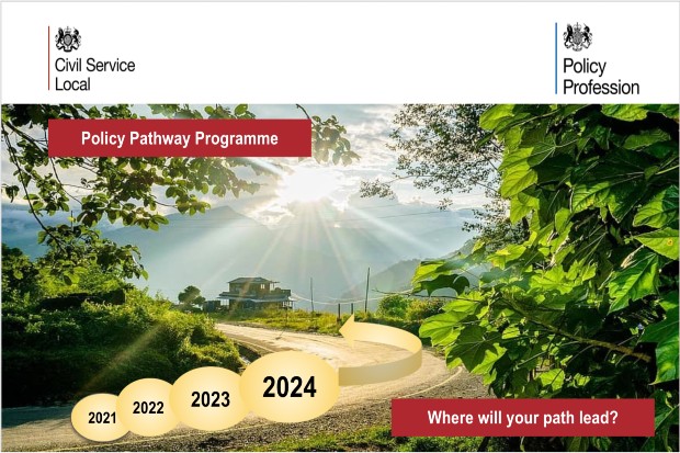 showing a pathway through 2021 to 2024 asking the question where will your path lead