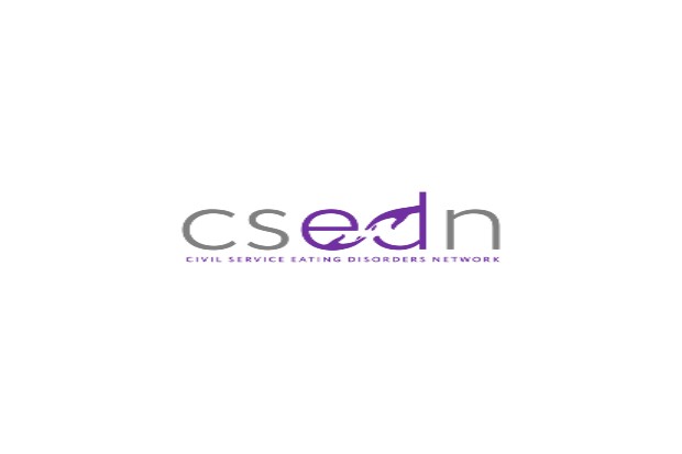 the letters CSEDN on a white background acronym for Civil service eating disorder network