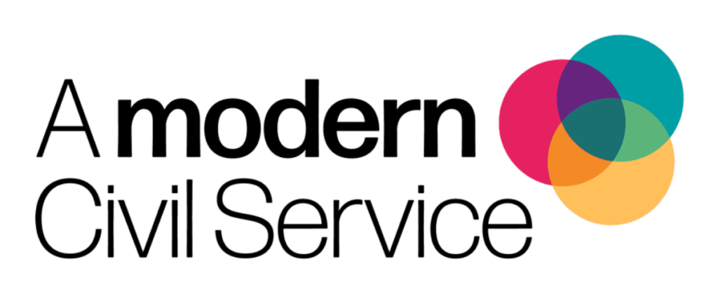 of the logo of a Modern Civil Service